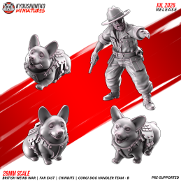 Chindit Corgi Dog Handler B
