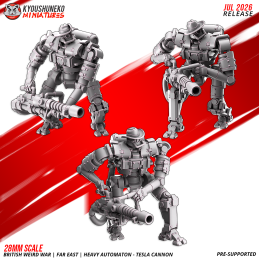 Heavy Automatons with Tesla Cannon