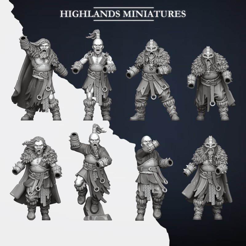 Norse Raiders on foot. Norse Tribes