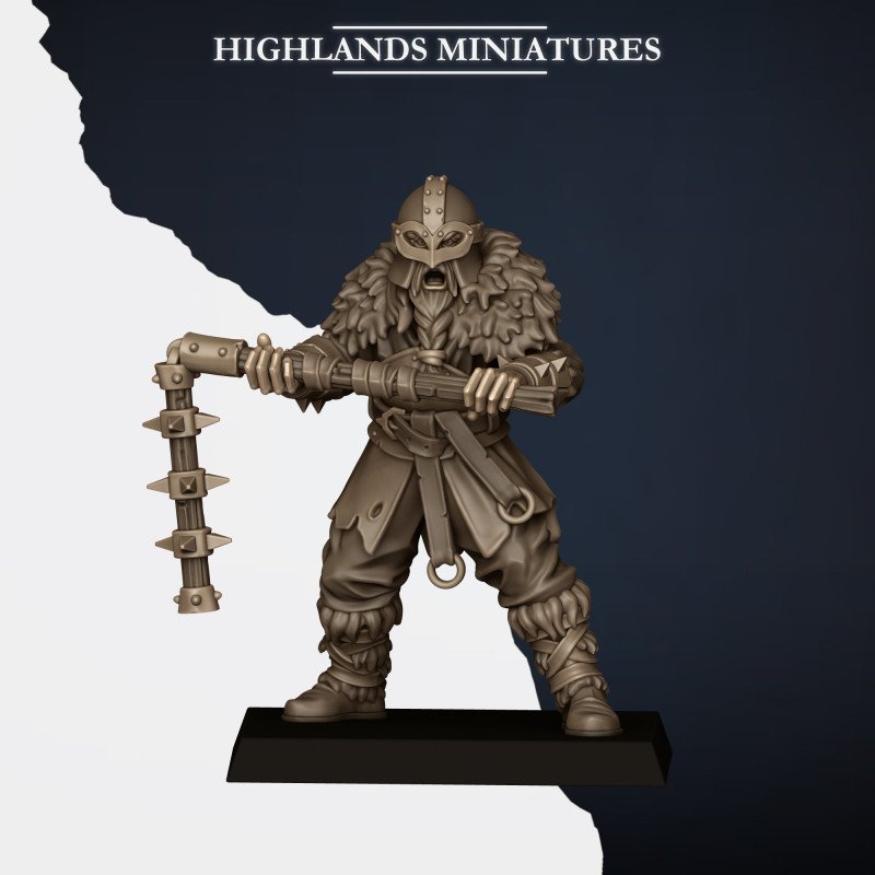 Norse Raiders with flail. Norse Tribes