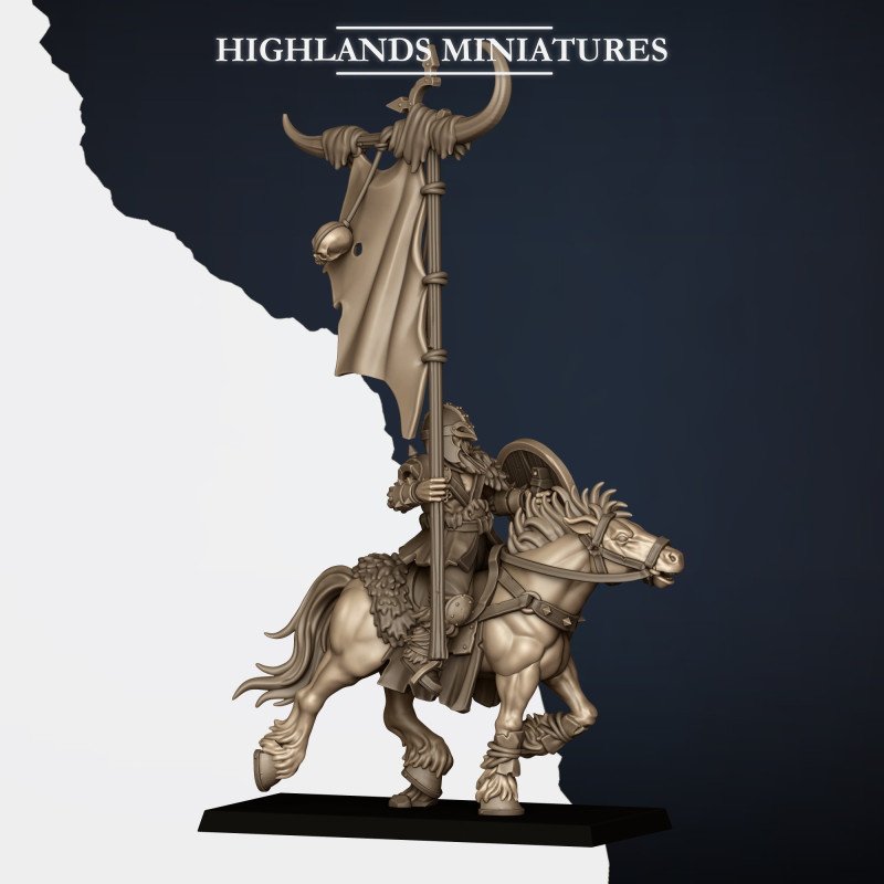 Mounted Norse Raiders Command Group. Norse Tribes
