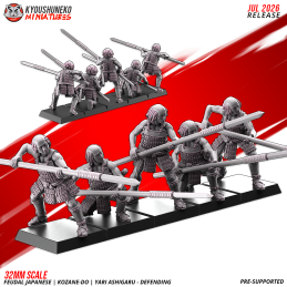 Kozane-dō Yari Ashigaru — Defending. Nippon