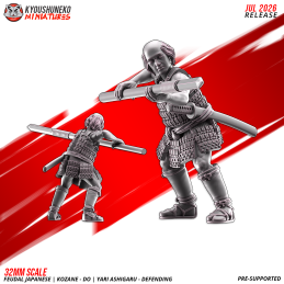 Kozane-dō Yari Ashigaru — Defending. Nippon
