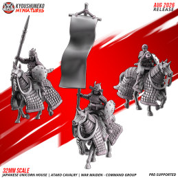 Grupo de mando de las Doncellas guerreras Atako. Nippon