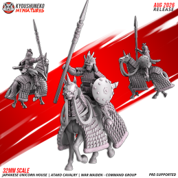 Grupo de mando de las Doncellas guerreras Atako. Nippon