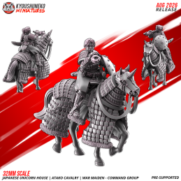 Grupo de mando de las Doncellas guerreras Atako. Nippon