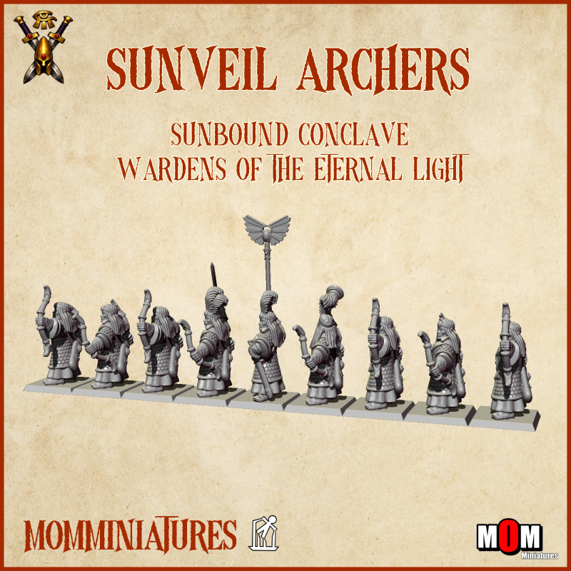 Grupo de mando de los Arqueros del Velo Solar. Conclave de los Ligados al Sol
