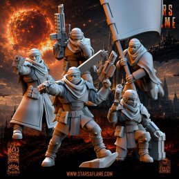 TSF Desert Troops Command Squad