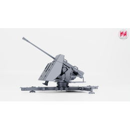 Cañón antiaéreo de 5 cm Flak 41 con artillero