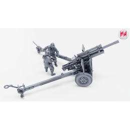 Obús M101 (M2A1) de 105 mm con dotación