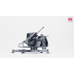 Cañón antiaéreo de 5 cm Flak 41 con artillero