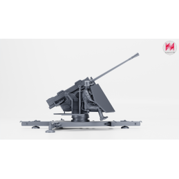 Cañón antiaéreo de 5 cm Flak 41 con artillero
