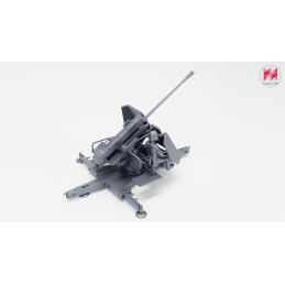 Cañón antiaéreo de 5 cm Flak 41 con artillero