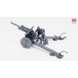 Obús M-30 de 122 mm con dotación