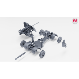 Cañón antiaéreo de 5 cm Flak 41 con artillero