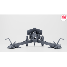 Obús M-30 de 122 mm con dotación