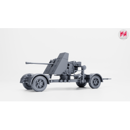 Cañón antiaéreo de 5 cm Flak 41 con artillero