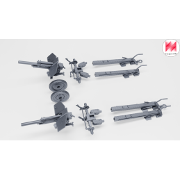 Obús M-30 de 122 mm con dotación