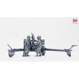 Obús M101 (M2A1) de 105 mm con dotación