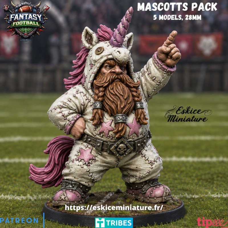 Enano unicornio. Fútbol fantástico