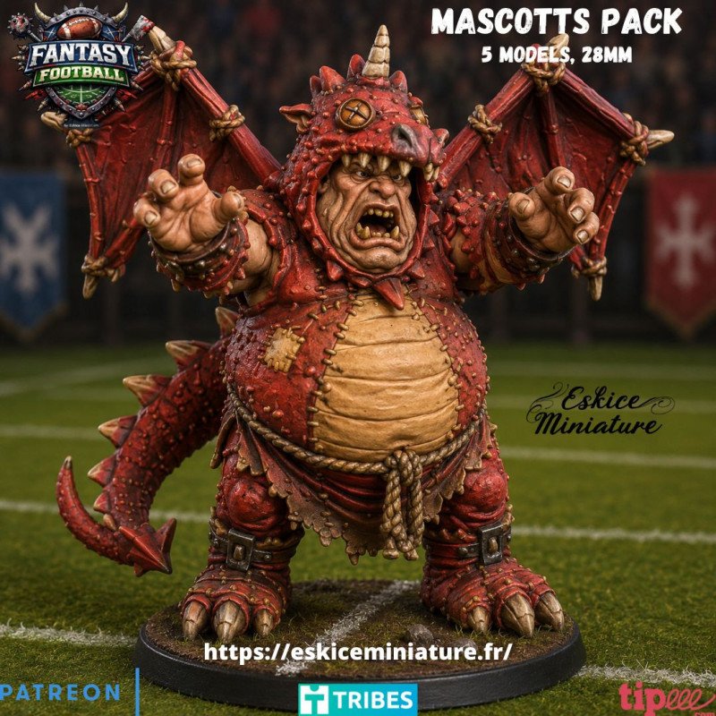 Ogro dragón. Fútbol fantástico