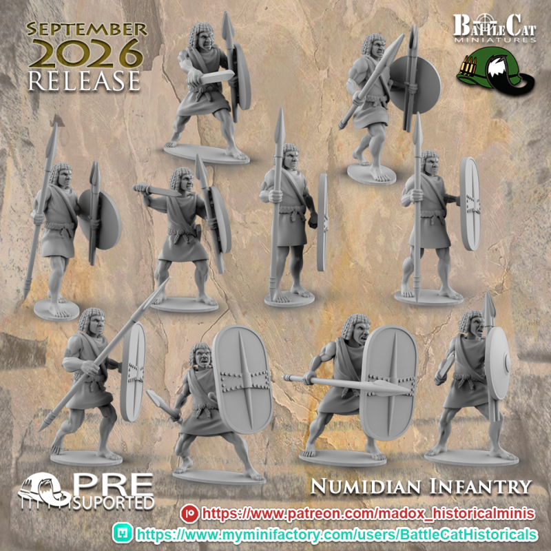 Numidian Infantry with Spears