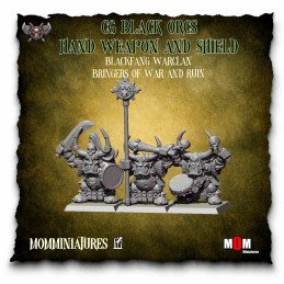 CG Black Orcs - Hand Weapon And Shield (Blackfang Warclan). Orcs MOM