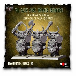 Black Orc Boar Riders (Blackfang Warclan). Orcs MOM
