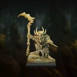 Gran Chamán Goblin del Bosque de Punga Miniatures | Miniatura de fantasía 32 mm y 28 mm