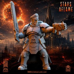 TSF Solarkin Sergeant by The beholder miniatures | 35 mm & 32 mm Sci-Fi Miniature