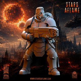 TSF Solarkin Special Weapons by The beholder miniatures | 35 mm & 32 mm Sci-Fi Miniature
