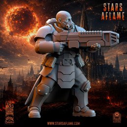 TSF Solarkin Special Weapons by The beholder miniatures | 35 mm & 32 mm Sci-Fi Miniature