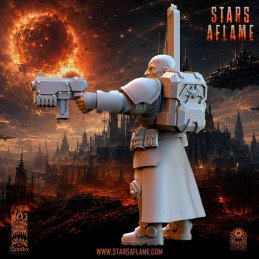 Armas especiales Solarkin TSF de The beholder miniatures | Miniatura sci-fi 35 mm y 32 mm