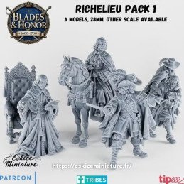 Pack Richelieu 1 de Eskice Miniatures | 1/56 (28mm)