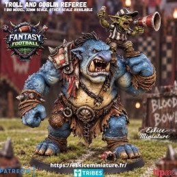 Troll & Goblin Referee. Goblins by Eskice Miniatures | 1/56 (28mm) and 1/56 (32mm)