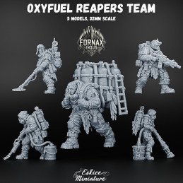Oxyfuel Reapers Team by Eskice Miniatures | 1/56 (32mm)