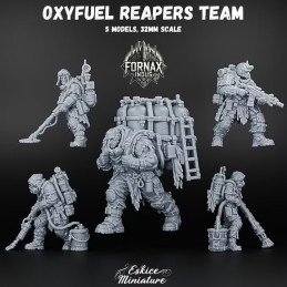 Oxyfuel Reapers Team by Eskice Miniatures | 1/56 (32mm)