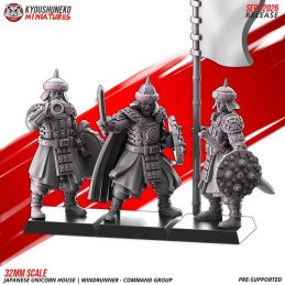 Grupo de mando de los Corredores del Viento de Kyoushuneko Miniatures | 28/32 mm