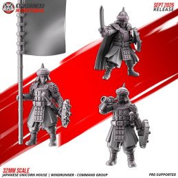 Grupo de mando de los Corredores del Viento de Kyoushuneko Miniatures | 28/32 mm