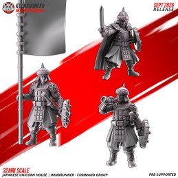 Grupo de mando de los Corredores del Viento de Kyoushuneko Miniatures | 28/32 mm