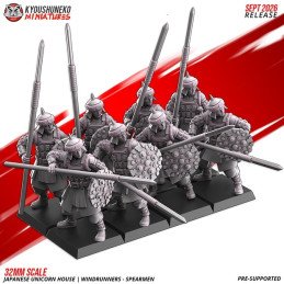 Windrunner Spearmen by Kyoushuneko Miniatures | 28/32mm