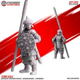 Lanceros Corredores del Viento de Kyoushuneko Miniatures | 28/32 mm