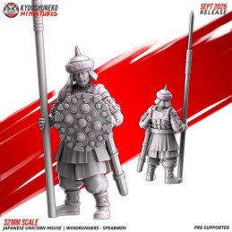 Lanceros Corredores del Viento de Kyoushuneko Miniatures | 28/32 mm