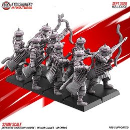 Arqueros Corredores del Viento de Kyoushuneko Miniatures | 28/32 mm