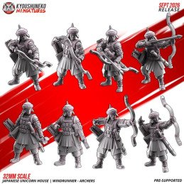 Arqueros Corredores del Viento de Kyoushuneko Miniatures | 28/32 mm