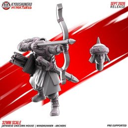 Arqueros Corredores del Viento de Kyoushuneko Miniatures | 28/32 mm