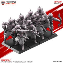 Arqueros Corredores del Viento de Kyoushuneko Miniatures | 28/32 mm