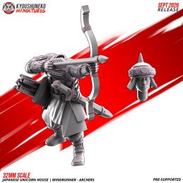 Arqueros Corredores del Viento de Kyoushuneko Miniatures | 28/32 mm