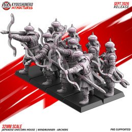 Arqueros Corredores del Viento de Kyoushuneko Miniatures | 28/32 mm