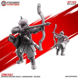 Arqueros Corredores del Viento de Kyoushuneko Miniatures | 28/32 mm